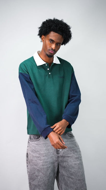 Forest rugby polo long sleeve