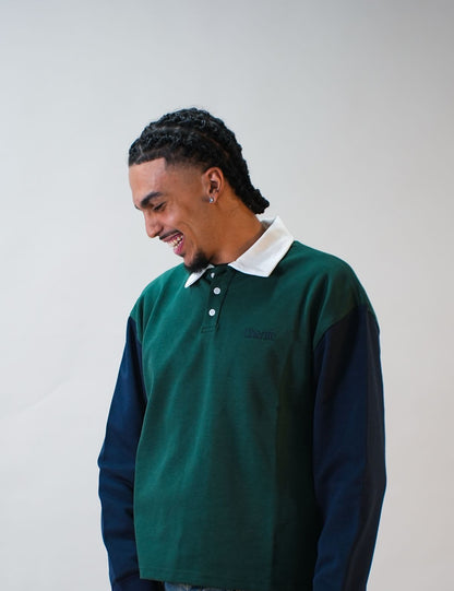 Forest rugby polo long sleeve
