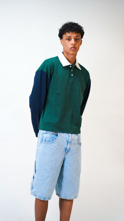 Forest rugby polo long sleeve